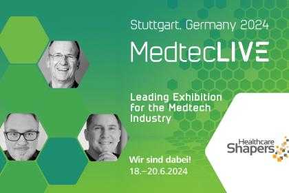 MedtechLIVE 2024 zeigt spannende Use Cases der Healthcare Shapers